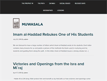 Tablet Screenshot of muwasala.org